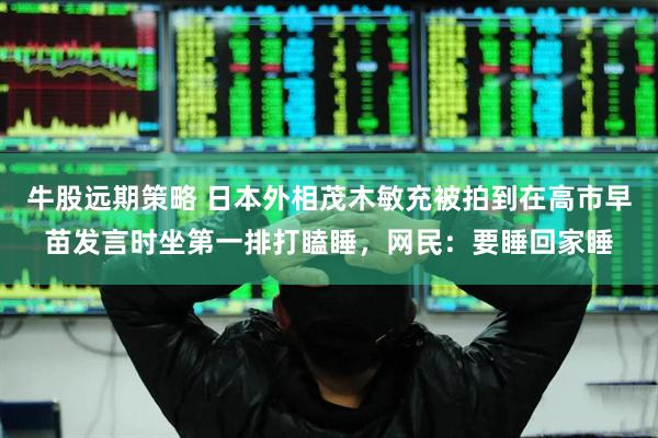 牛股远期策略 日本外相茂木敏充被拍到在高市早苗发言时坐第一排打瞌睡，网民：要睡回家睡